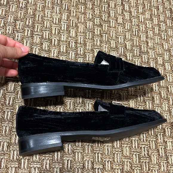 ASOS shoes, black velvet loafers, unisex, like new. - Picture 6 of 9